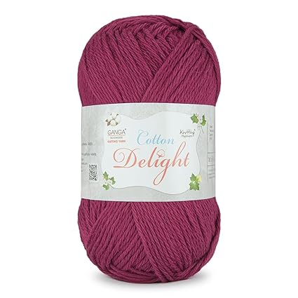 Cotton Delight Knitting Yarn - COD012 - Dark Purple