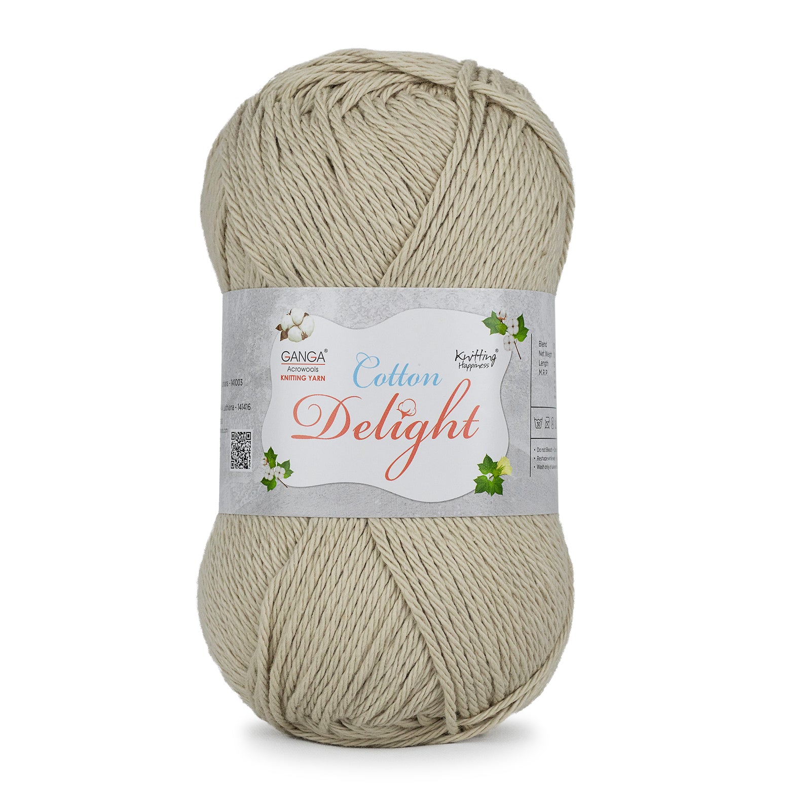 Cotton Delight Knitting Yarn - COD003 - Stonewall