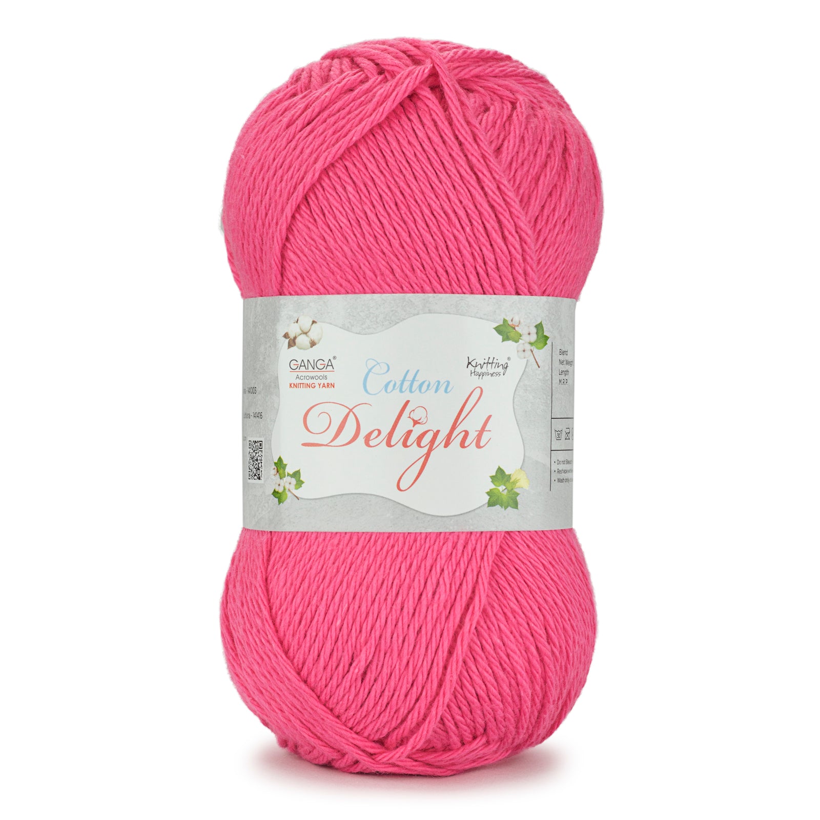 Cotton Delight Knitting Yarn - COD013 - French Rose