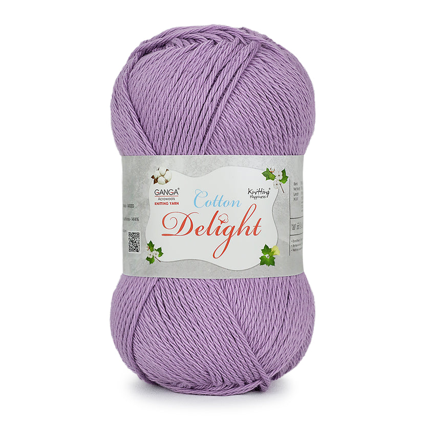 Cotton Delight Knitting Yarn - COD023 - Amethyst Smoke