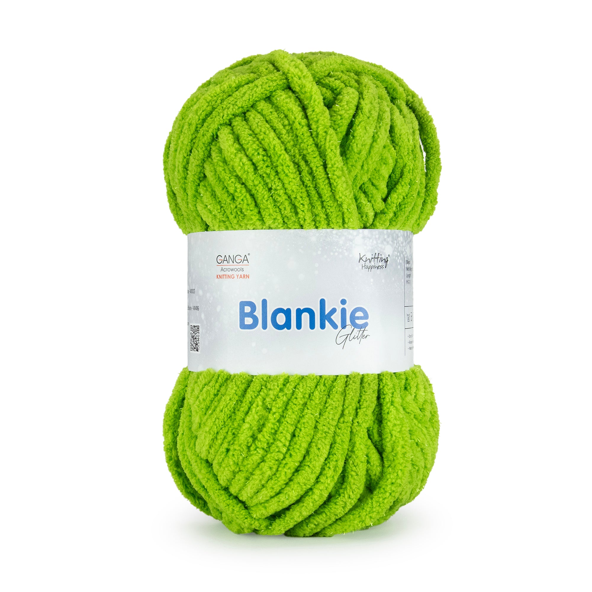 Blankie Glitter Knitting Yarn - BG0008-Pea Green