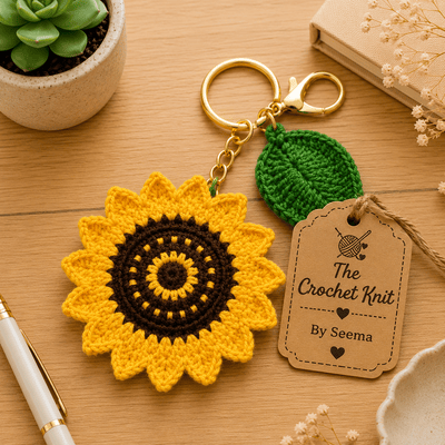 Sunflower Keychain